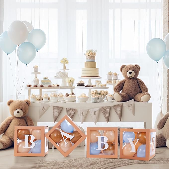 Zhanmai Baby Boxes for Bear Baby Shower Decoration - Image 4
