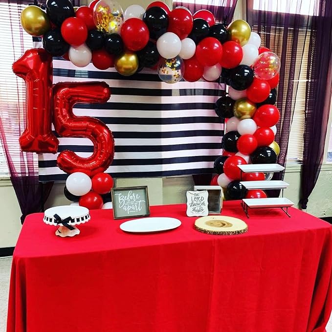 40 Inch Red Number 1 Balloon Large Red Foil Balloon Red 1 Balloons Mylar Helium - Image 5