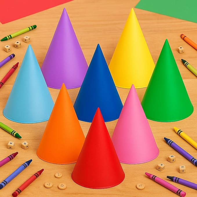 SATINIOR Gnome Hats Felt Crayon Accessory Fairy Dunce Witch Dwarf Cone Hat - Image 6