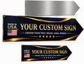 Custom sign outdoor LEFT arrow sign by BCB | direction signs Printed in USA | by BCB