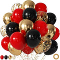 Red and Black Balloons for Graduation New Year Party Decorations | 60Pcs 12Inch by JOYFLOAT