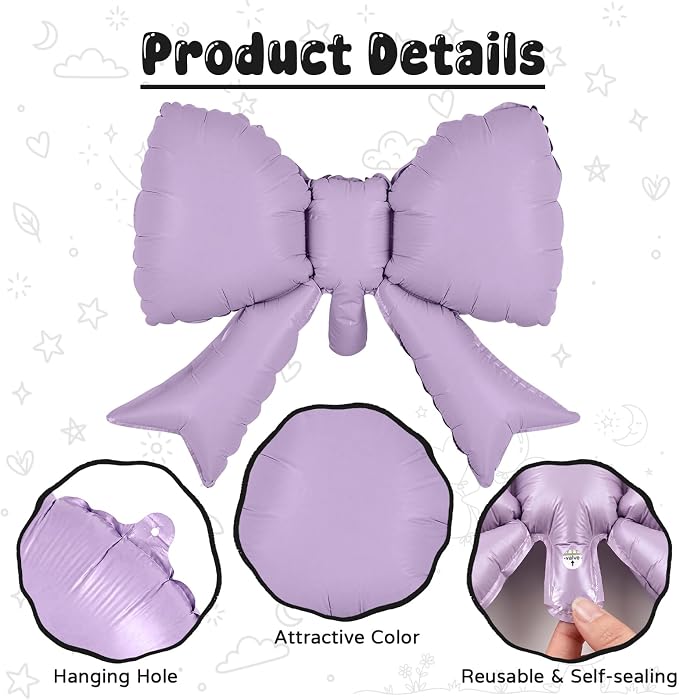 40 Inch Light Purple Number 9 - Image 4
