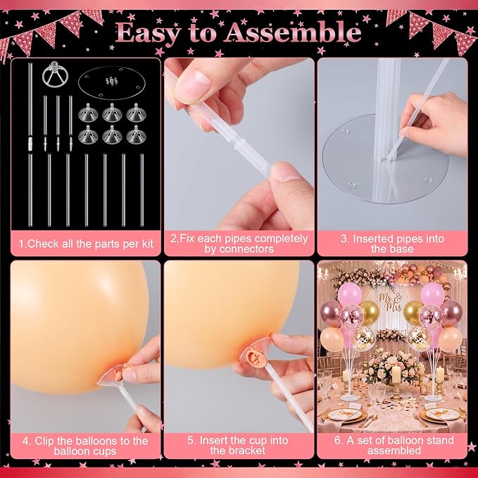 10 Sets of Balloon Stands Kits - Image 4
