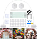 Balloon Arch Kit Stand with Foldable Storage, 10FT Wide & 9FT Tall Adjustable by QIPUMP