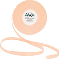 Pale Peach Ribbon 1/4 Inches 36 Yards Satin Roll Perfect by LilyRin