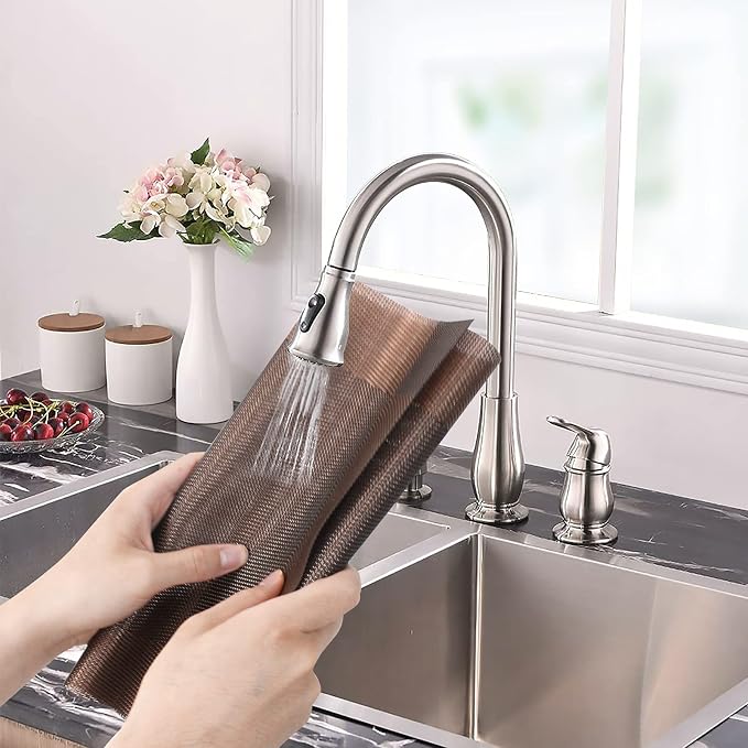 Aofmee Placemats Set of 4, Heat Resistant Place Mats, Washable Durable PVC - Image 2