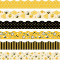 VABAMNA 84ft Bee Bulletin Board Borders Bee Classroom Decorations, Cartoon Bee by VABAMNA