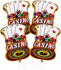 32 Inch Casino Balloon, Casino Night Birthday Decorations, Casino Night by Lcoor