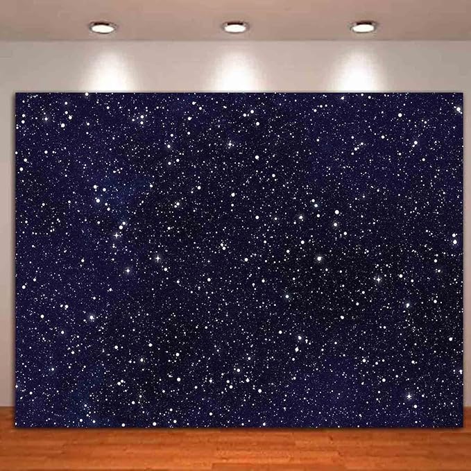 10X8FT Night Sky Star Universe Space Starry Photography Backdrops Kids Boy or - Image 3