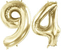 Number 94 Balloons for 94th Birthday Party Decorations, 40 Inch 0-100 by Joycard