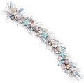 HOLIDAY TREE Handcrafted 48'' Shell Coastal Summer Garland for Home, Staircase, Wall, Hallway and More