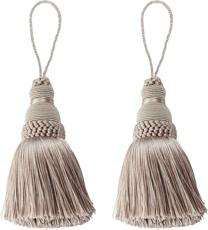 2Pcs Colorful Tassel Key Tassels DIY Accessories | 9.5 Inch Tassels by fenghuangwu