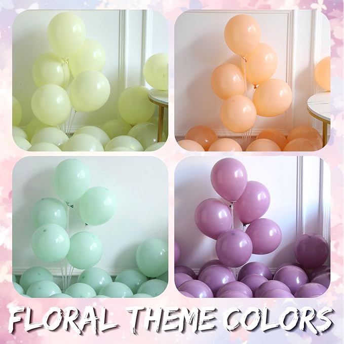 Spring Floral Butterfly Balloon Arch Kit, Butterfly Foil Balloons - Image 3