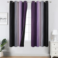 Black and Purple Ombre Blackout Curtains by ESTELARTEXTILER
