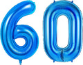 Number 60 Balloons for 60th Birthday Party Decorations, 0-100 Large No.60 by Joycard
