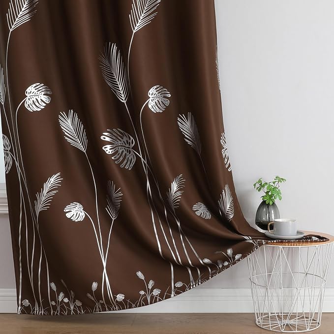 Brown Blackout Curtains 102 Inches Long - Image 7