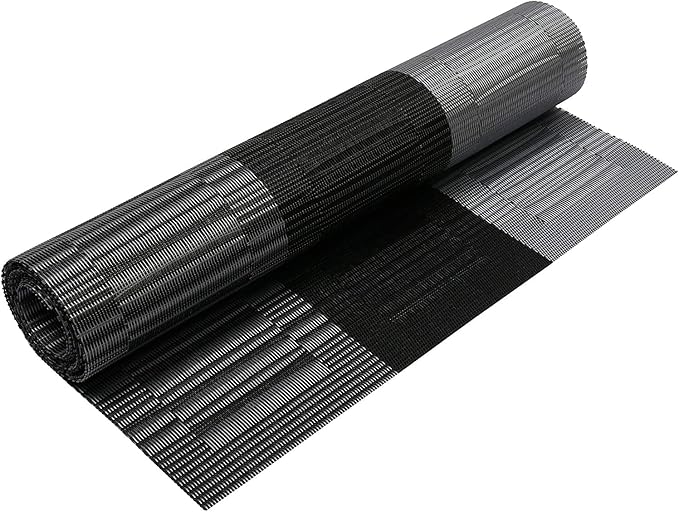 SHACOS Table Runners Woven Vinyl PVC Table Runners 12 x 90 inch Wipeable Heat - Image 4