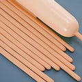 260 Balloons Retro Apricot, Thickened 100 Pack Long Balloons Twisting Skinny by VHUWE