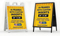 Custom A-Frame Sign Board Insert Coroplast Panels by DC 24x36 | Made in USA | by DreamController