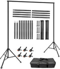 Hemmotop Backdrop Stand 10x8ft, Versatile Sizes Adjustable Banner Holder | Metal by Hemmotop