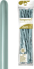 Sempertex Silk Cool Mint Balloons, Nozzles Up, thick & durable, bridal showers by Sempertex