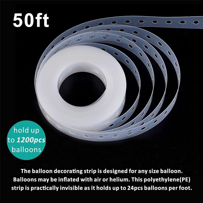 Balloon Strip Tape 50Ft Long to Make Arch Garland Steamer - Image 3