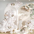 Pearl White Balloon Arch Kit by Unknown