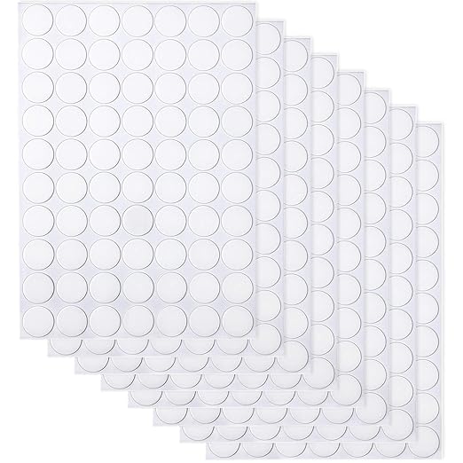 JANYUN 560 Pcs Sticky Dots, 20 mm Round Putty Clear Tack Adhesive Dots | Round by JANYUN