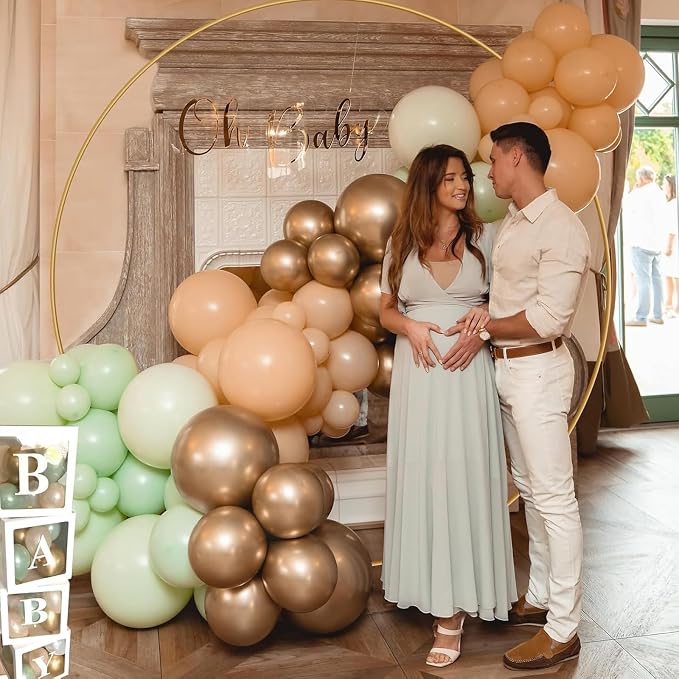 Antizz 6.6FT Balloon Arch Stand, Round Wedding Arches Frame | Metal Circle Arch - Image 9