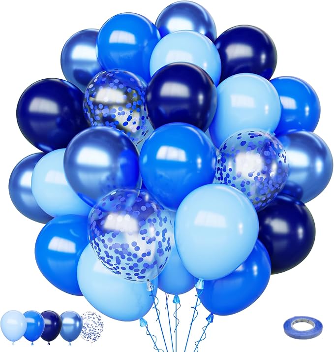 Blue Balloons Set by Mobacurty