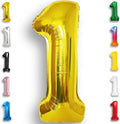 Gold Number Balloon 1 Mylar Foil Balloons 40 inch by Unknown