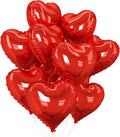 Red Heart Balloons, 18Inch Helium Polyester Film Balloon by GRESATEK