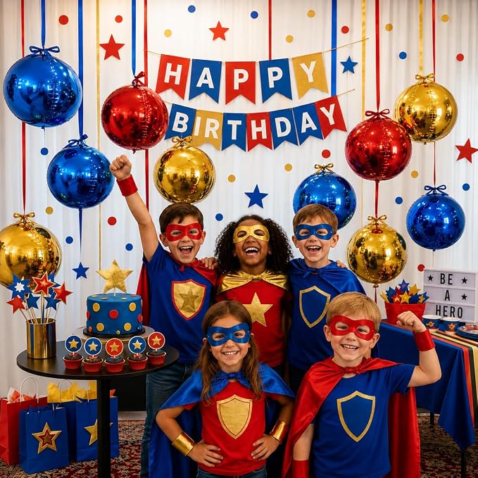 Red Blue Yellow Balloons - Image 5