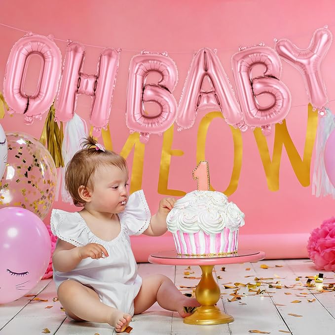 26 Pcs Pink Letter Balloons, 16 Inch Foil Alphabet Letter Balloons, Letter A-Z - Image 4