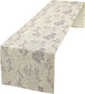 Purple Lavender Table Runner Vintage Watercolor Modern Kitchen Restaurant Decoration Suitable for Indoor and Outdoor Wedding Party Banquet Table Runner 13x60 Inch