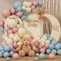 Gender Reveal Balloons Garland Arch Kit 154Pcs by Unknown