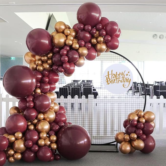 Burgundy Balloons 12 inch, Maroon Balloons 50pcs Party Balloons - Image 7