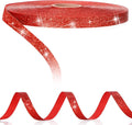 Syhood 50 Yards Glitter Ribbon Wrapping 3/8" Wide Sparkle Waterproof Sparkly by Syhood