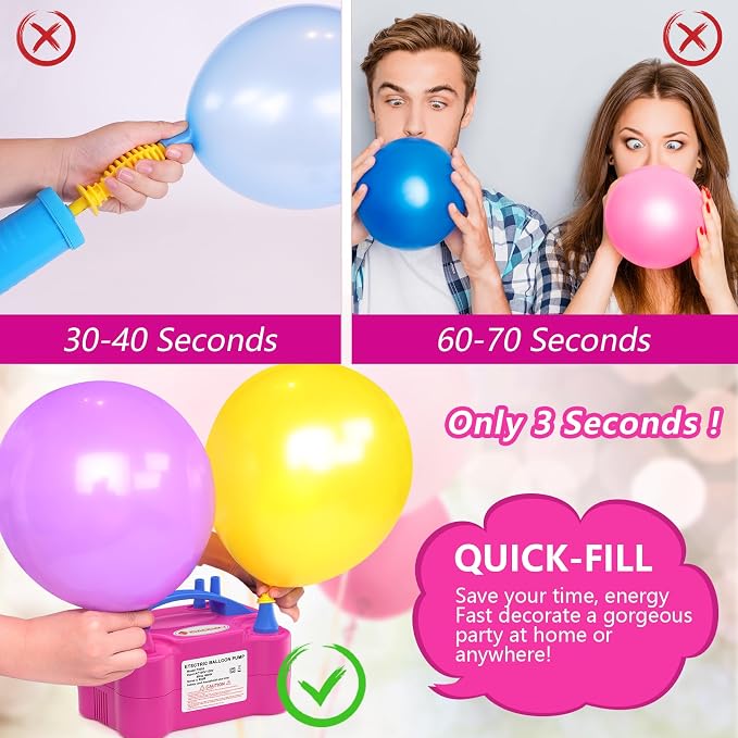 IDAODAN Balloon Arch Kit and Balloon Pump, Balloon Arch Stand - Image 3