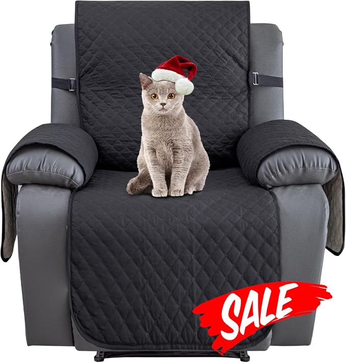 XINEAGE Water Resistant Recliner Cover, Nonslip Recliner Chair Covers by XINEAGE