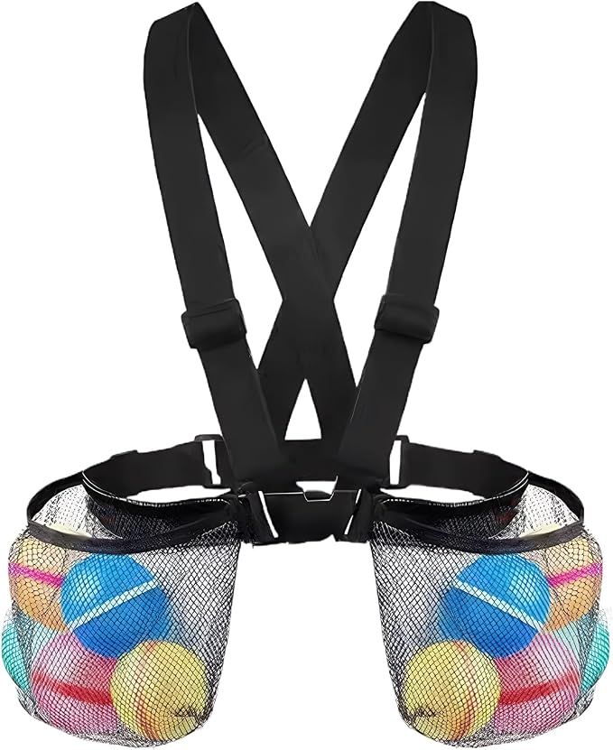 Adjustable Mesh Beach Bag with Shoulder Strap, Kids Outdoor Water Balloons - Image 3