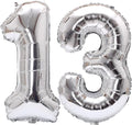 Number 13 Balloon Foil Mylar Balloons by YPSelected