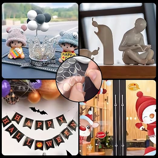 210 Pcs Double Sided Tape Museum Gel Sticky Tack, Removable Non-Marking - Image 3