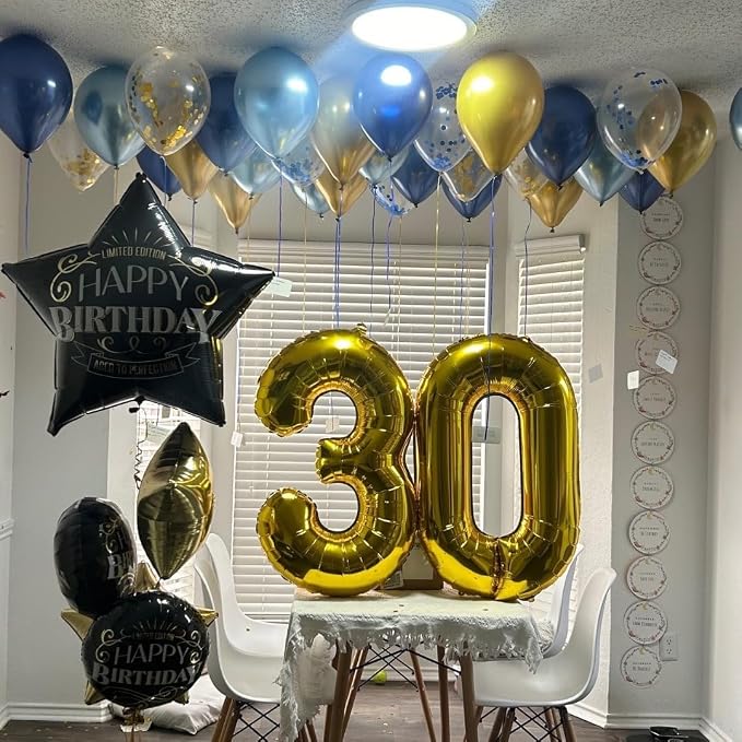 Numbers 20 Balloon 40Inch Gold Balloons - Image 4