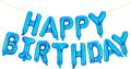LIOZEOKUN Happy Birthday Balloon Letters 16 inch Mylar Foil Birthday Balloons by LIOZEOKUN