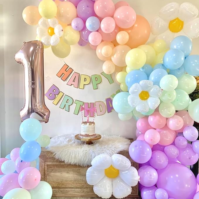 Balloon Garland Kit Blue Teal Dusty Pink, Different Sizes Balloons - Image 6