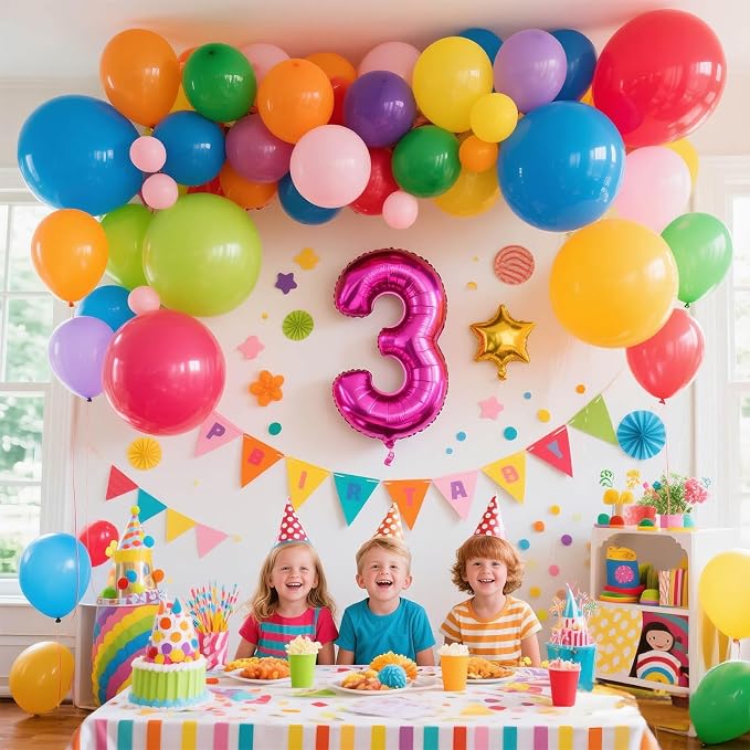 32Pcs Big Balloons 18 Inch Assorted Colors, Round Large Latex Party Balloons - Image 6