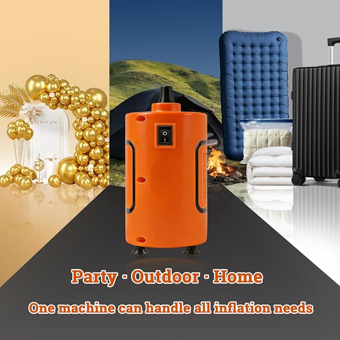 Balloon Pump Electric, Portable Balloons Inflator Air Pump | 110V Small - Image 8