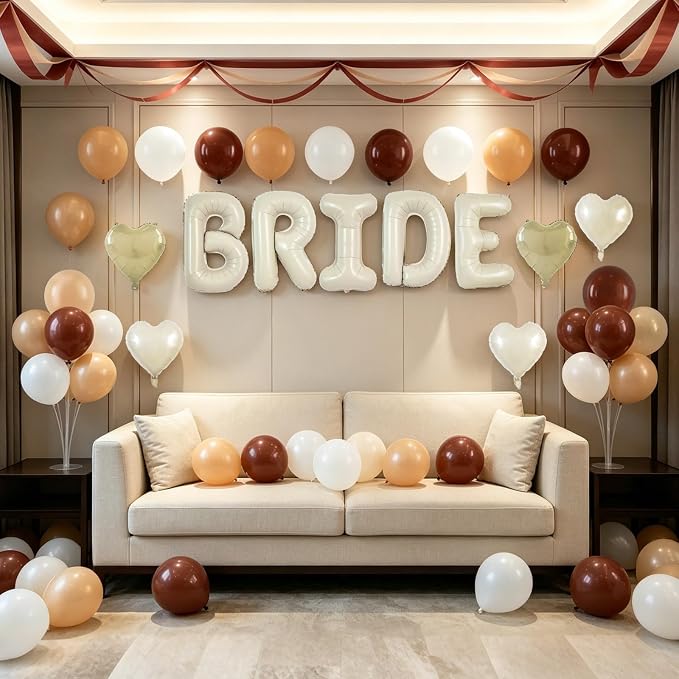 TONIFUL 40 Inch Giant Bride Balloon Bachelorette Party Decorations - Image 5