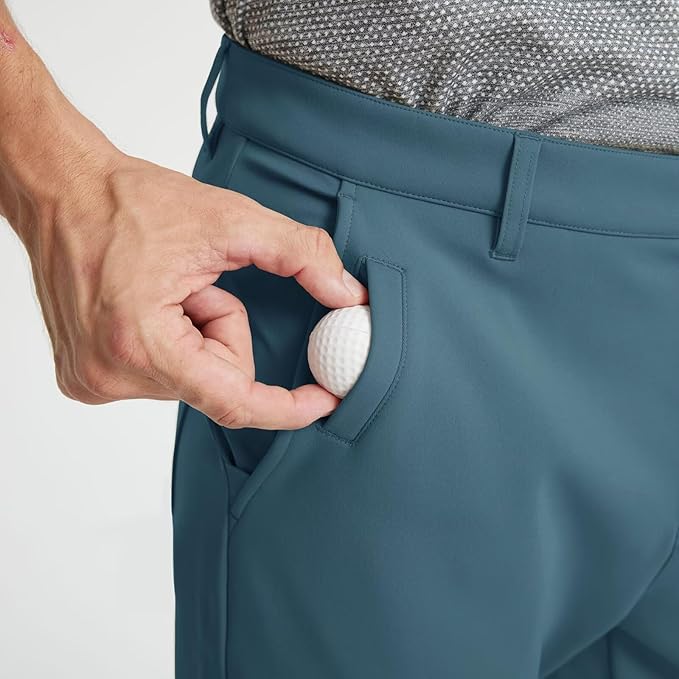 M MAELREG Golf Fleece Lined Pants Men Softshell Water-Resistant Workout Casual Outdoor Hiking Insulated Winter Pants for Men